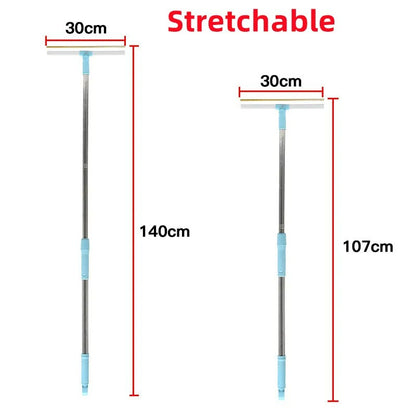 FurSweep 180° Telescopic Carpet Rake for Pet Hair Removal